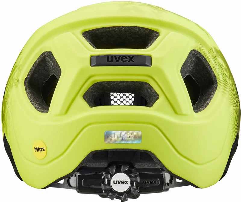 Uvex React Jr. Mips Kinder-Helm lime - black 52-56 cm