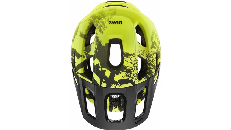 Uvex React Jr. Mips Kinder-Helm lime - black 52-56 cm