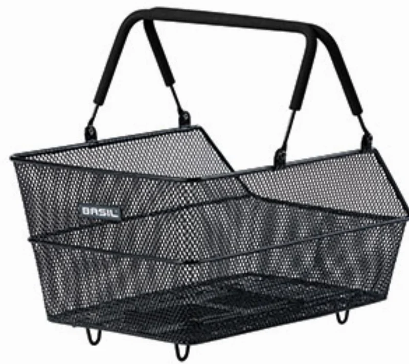 B-Ware - Basil Cento S Mik Gepäckträgerkorb schwarz (Gebrauchtware)