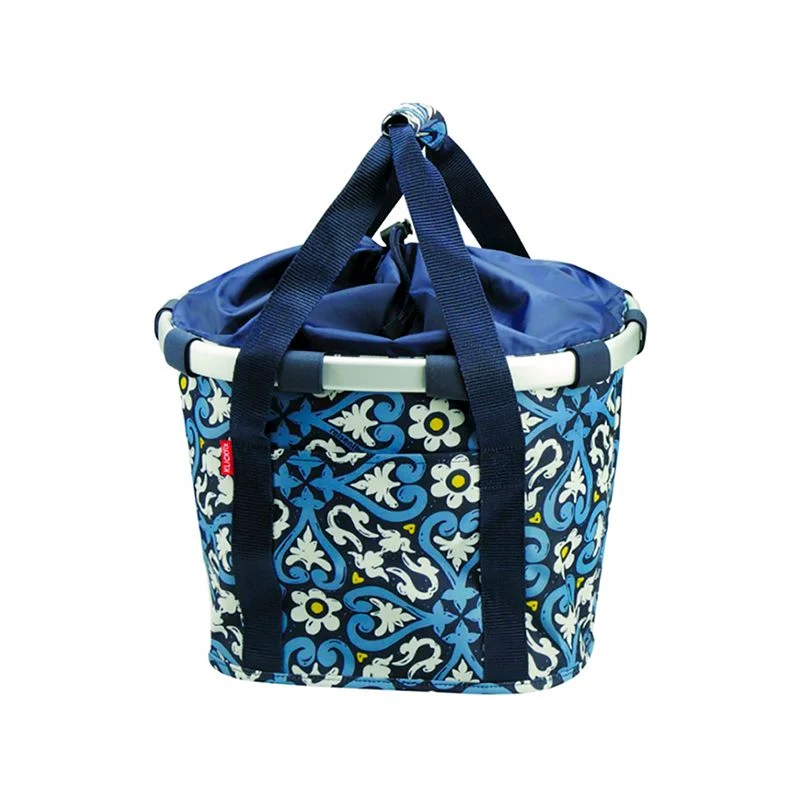 Klickfix Floral 1 Lenkertasche 15L 35x28x26cm Blau