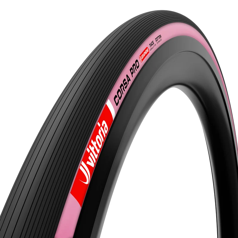 Vittoria Corsa Pro TLR G2 Rennradreifen Rosa/Schwarz