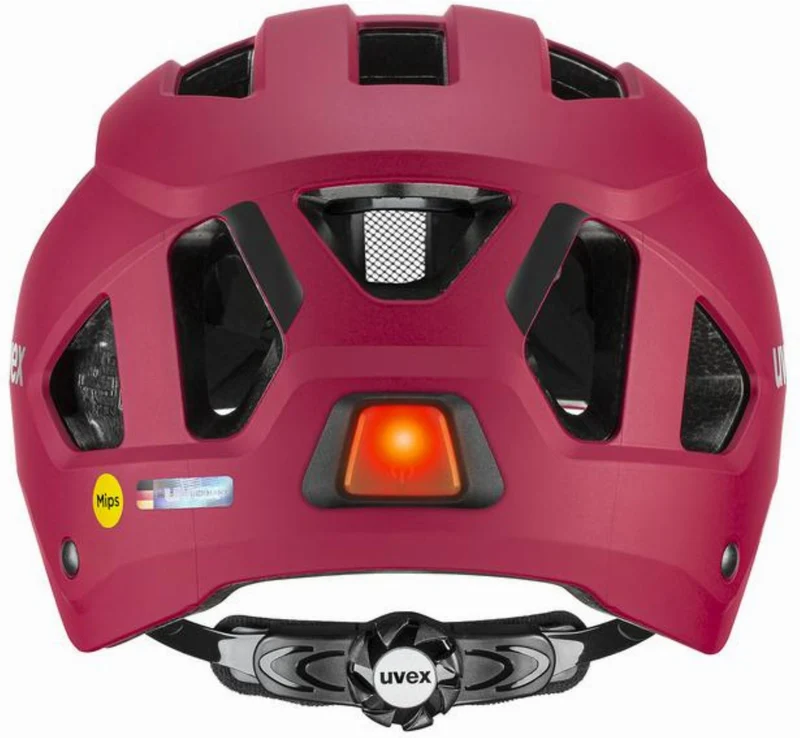 Uvex City Stride Mips Helm ruby red matt