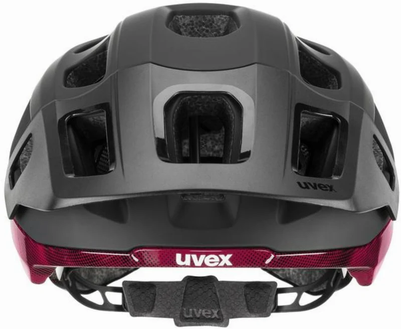 Uvex React Mips MTB-Helm black-ruby red matt