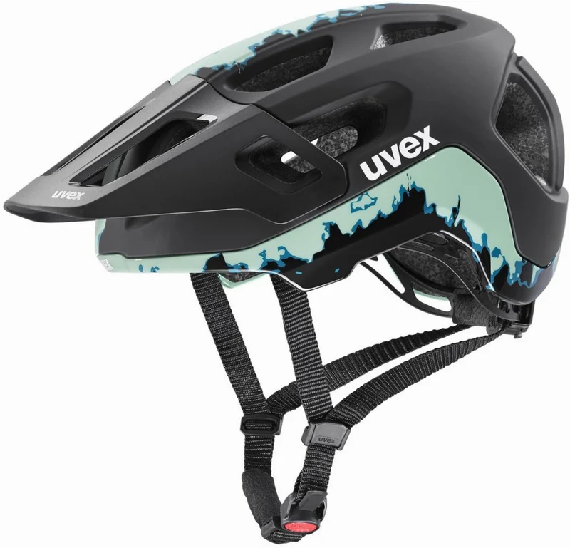 Uvex React MTB-Helm jade-black matt