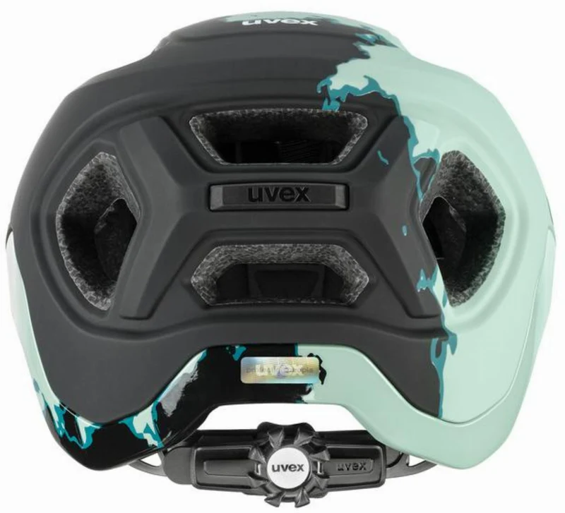 Uvex React MTB-Helm jade-black matt