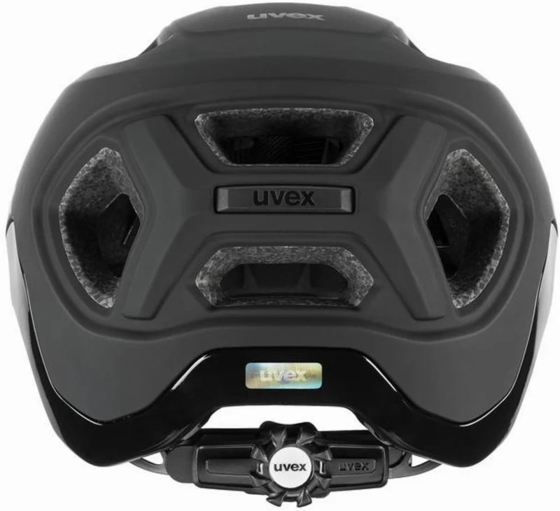 Uvex React MTB-Helm black matt