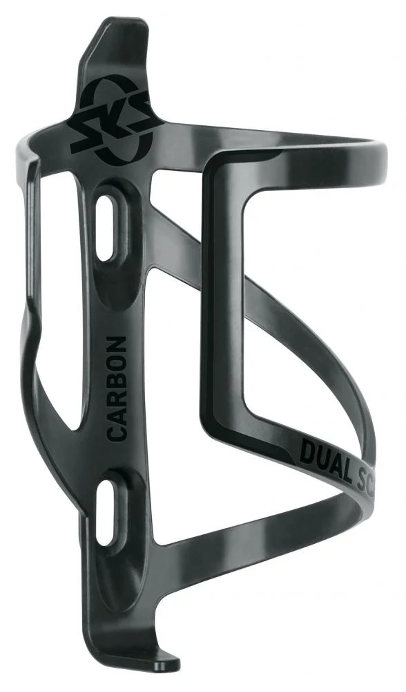 SKS GERMANY DUAL S CAGE LH Flaschenhalter, 29g, Polycarbonat, für kleine Rahmen, seitliche Entnahme links, matt-schwarz