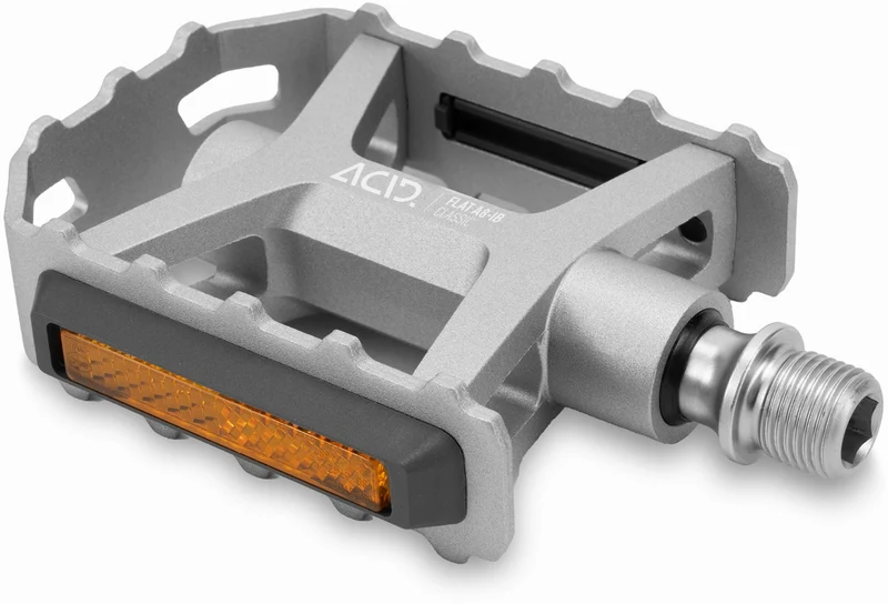 Acid Pedale FLAT A8-IB Classic silver 80 x 94 x 26 mm