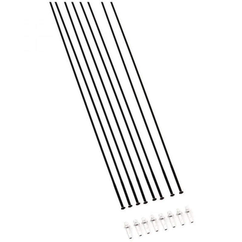 DT Swiss Speichenkit für GRC 1400 DICUT 700C Schwarz - Original Ersatzspeichen - Speichen Zubehör