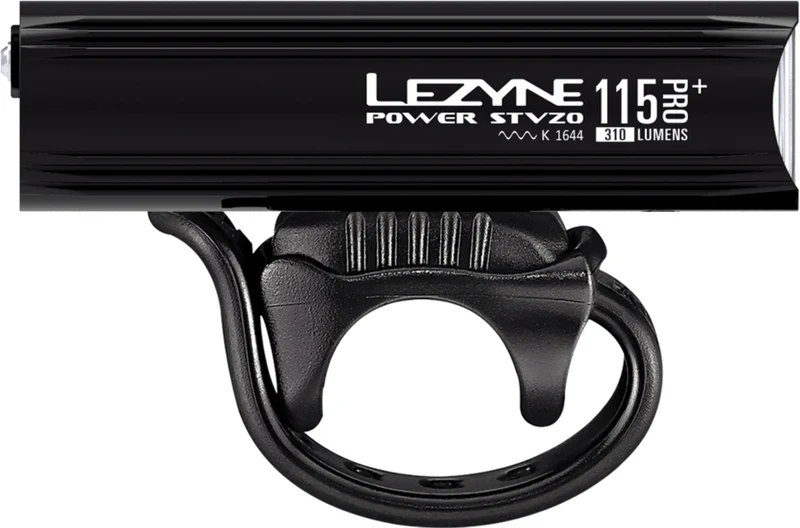Lezyne LED Power Pro+ 115 StVZO Vorderlicht mattschwarz