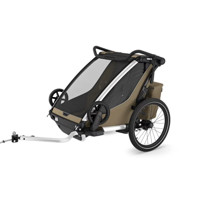 Thule Chariot Cross G3 Doppelsitzer Fahrradanhänger Khaki