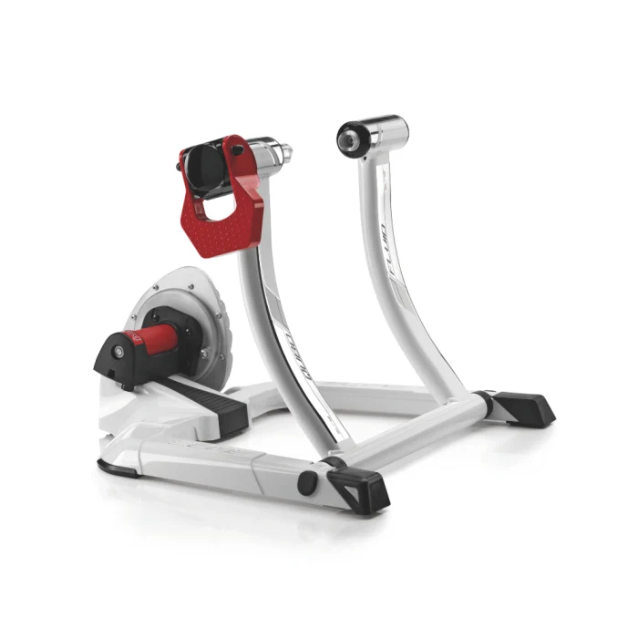 Rollentrainer Elite Qubo Power Fluid Silber/Rot