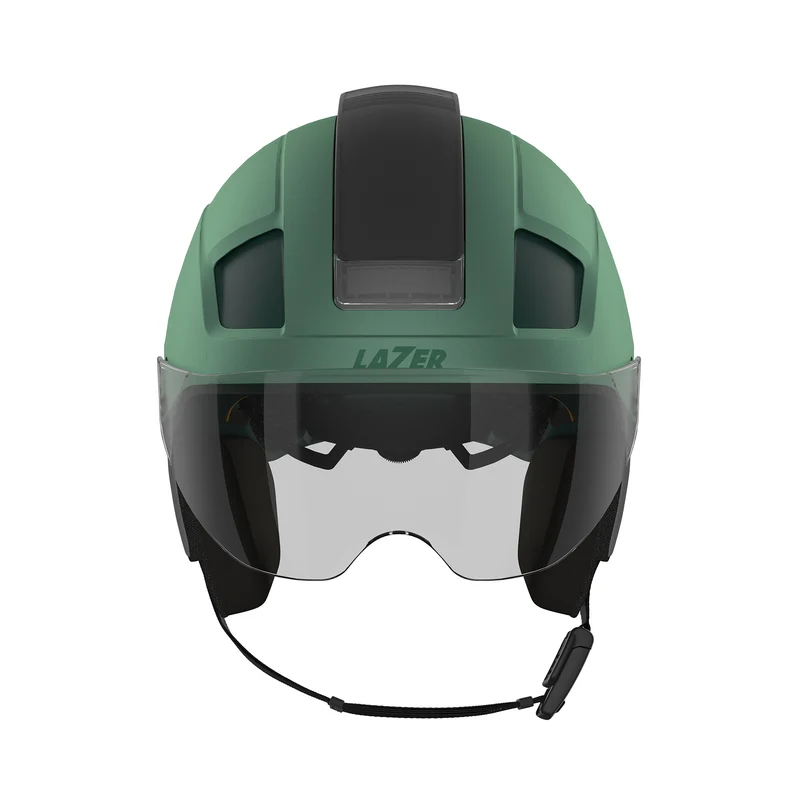 Lazer Nova KC CE-CPSC-NTA LED/Winter-Kit Helm Matte Green Emerald