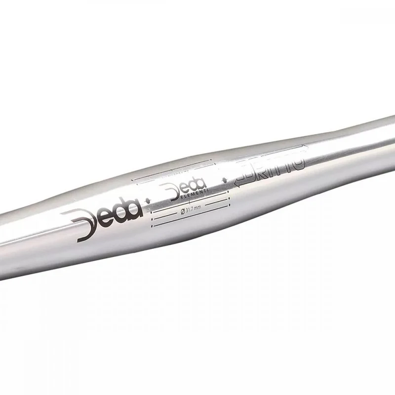 Deda Elementi Lenker Fixie Dritto 50 Zentimeter silber polish - Urban- und Singlespeed-Lenker aus 6061 Aluminium, 26,0 Millimeter Klemmung