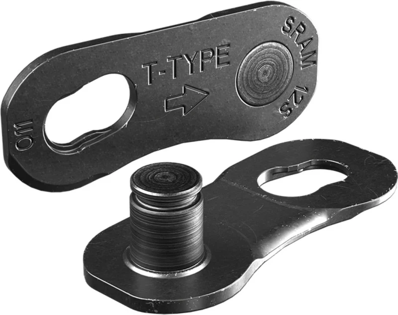 SRAM Power Lock T-Type Kettenverschluss 4er Packung schwarz PVD