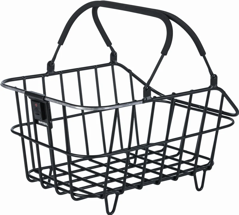 Basil Cento Alu Multi System Nordlicht Gepäckträgerkorb matt schwarz 21 L
