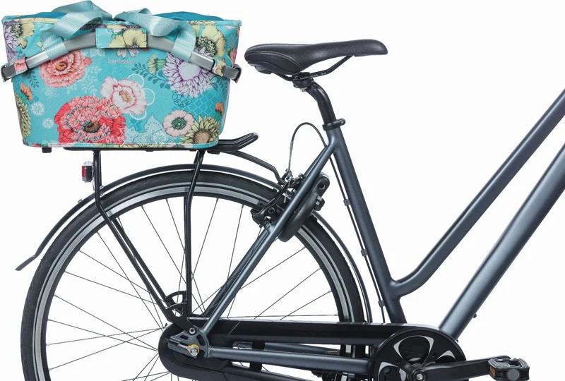 Basil Bloom Carry All Mik Gepäckträgerkorb sky blue 22 L