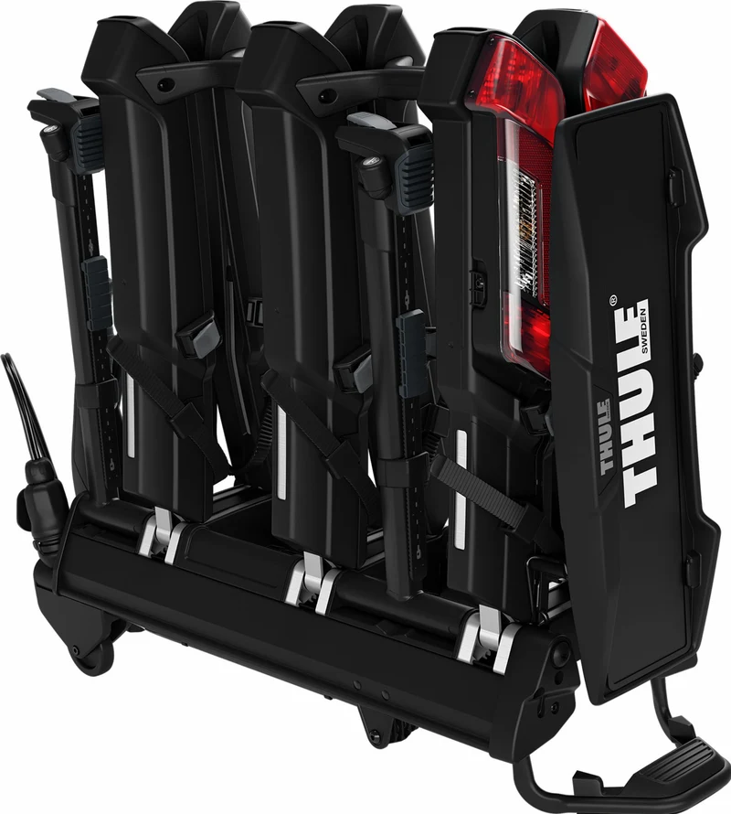 Thule Epos Klappbarer Anhängerkupplungs-Fahrradträger für 3 Fahrräder black