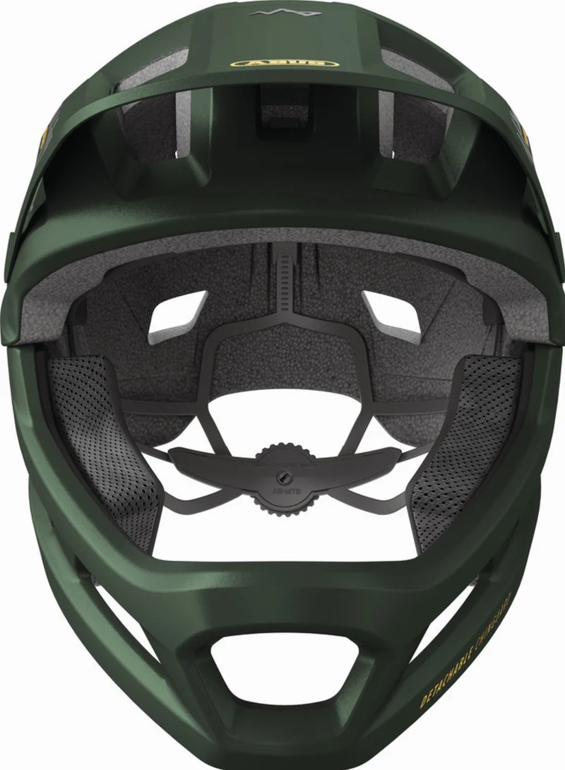 Abus YouDrop FF Kinder-Helm moss green S (48-55 cm)