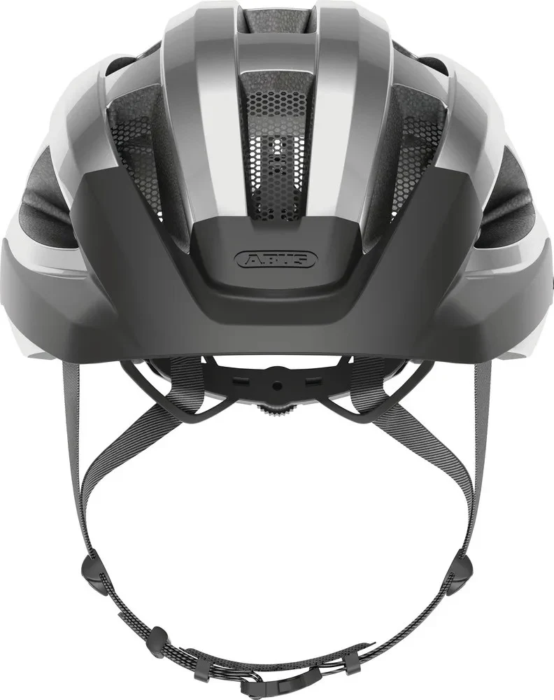 Abus Macator Rennradhelm Gleam Silver