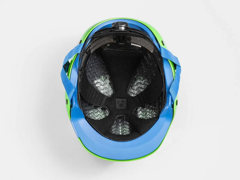 B-Ware - Bontrager Jet Wavecel Child Helm green/royal 48-52 cm (Gebrauchtware)