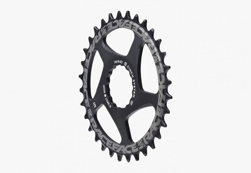 Race Face Cinch Direct Mount Kettenblatt 36 Z., 52 mm, schwarz - effizienter Antrieb