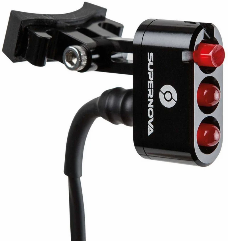 B-Ware - SUPERNOVA E3 Tail Light 2 für Sattelstützmontage, 12V, StVZO, schwarz (Gebrauchtware)