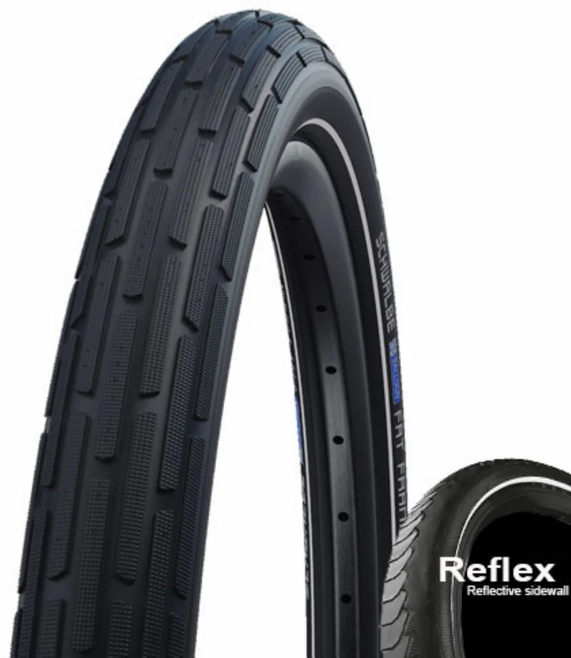 Schwalbe Fat Frank K-Guard, Active Line, Tube Drahtreifen 27,5" Green black/reflex 60-584