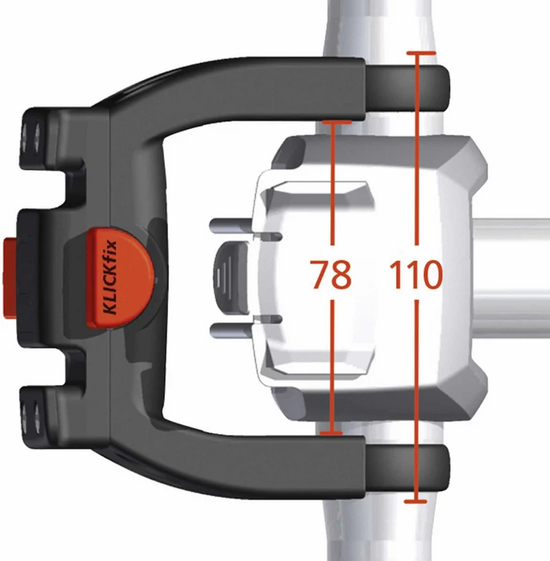 KLICKfix Lenkeradapter E-Lenkerhalter für E-Bike