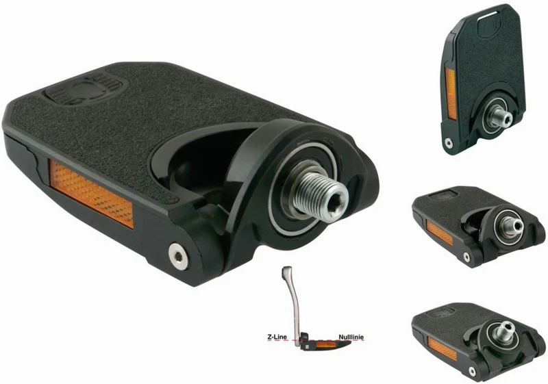 by.schulz Pedal Z.1 Fold 9/16" x 20 tpi, faltbar schwarz