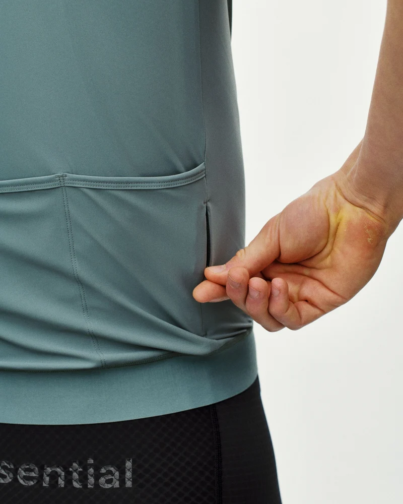 Pas Normal Studios Essential Kurzarm Trikot Herren Kalkblau