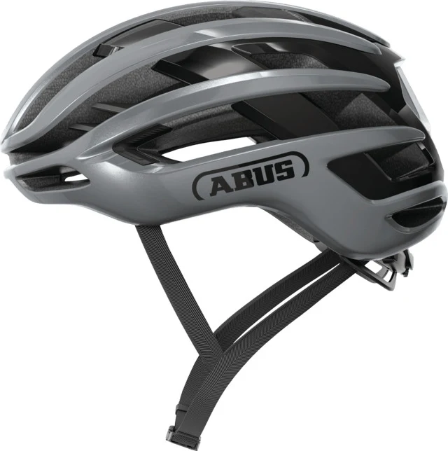 Abus Airbreaker 2.0 Rennradhelm Graphite Silver