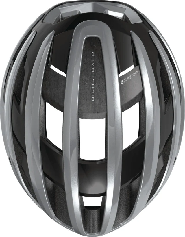 Abus Airbreaker 2.0 Rennradhelm Graphite Silver