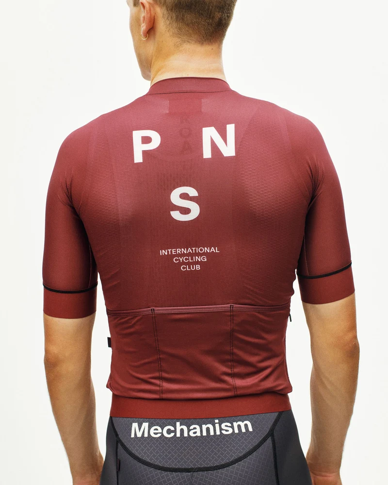 Pas Normal Studios Mechanism Kurzarm Trikot Herren Maroon