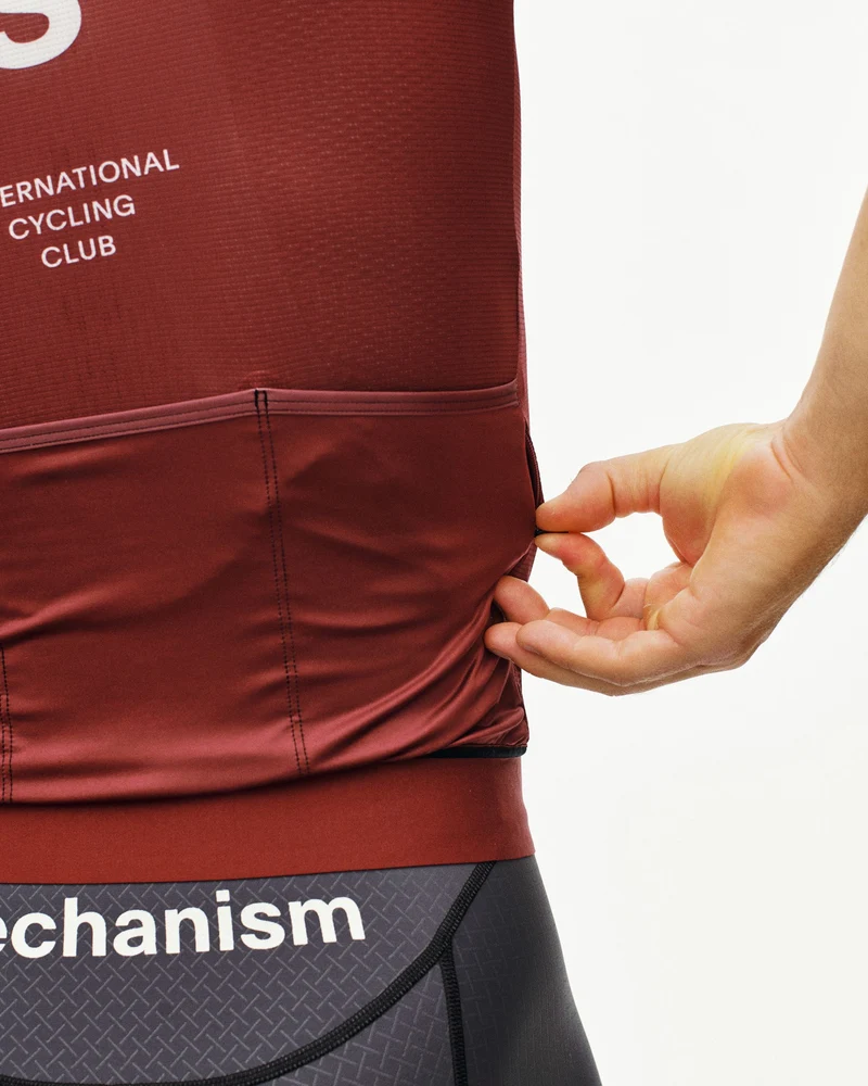 Pas Normal Studios Mechanism Kurzarm Trikot Herren Maroon