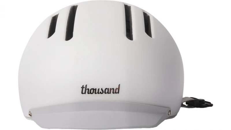 Thousand Chapter Metro White S MIPS Fahrradhelm - Größe S 54-57 cm, leichtes In-Mold-Design, MIPS-Sicherheitssystem, Fidlock Magnetverschluss, integrierte Belüftung, abnehmbares Visier