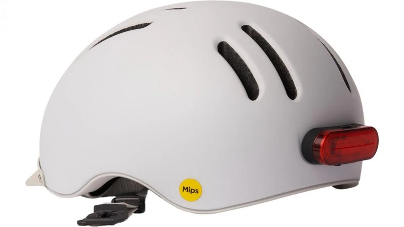 Thousand Chapter Metro White S MIPS Fahrradhelm - Größe S 54-57 cm, leichtes In-Mold-Design, MIPS-Sicherheitssystem, Fidlock Magnetverschluss, integrierte Belüftung, abnehmbares Visier