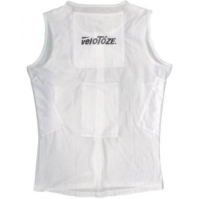 VeloToze Kühlweste S Weiß - maximale Kühlung für Indoor- und Sommer-Training