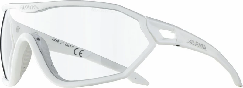 Alpina S-Way V Sportbrille white matt