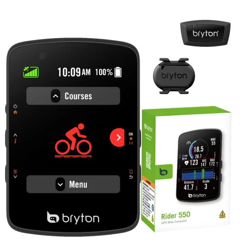 Bryton Rider 550 D GPS-Fahrradcomputer Schwarz