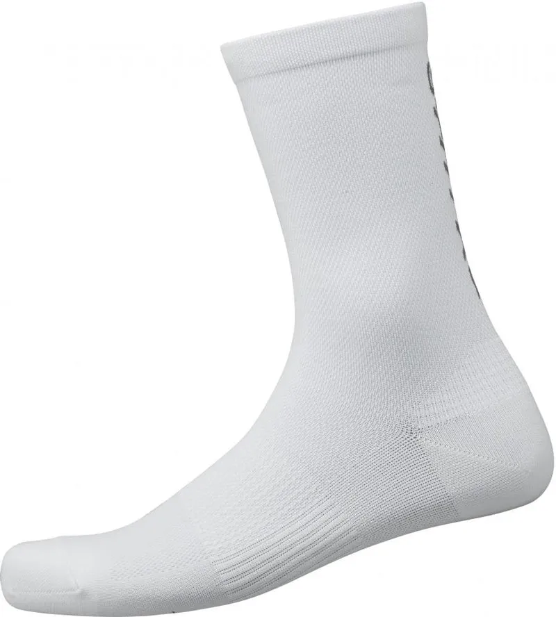 SHIMANO S-PHYRE SOCKS WHITE S WHITE - High-Performance Radsocken für maximale Performance