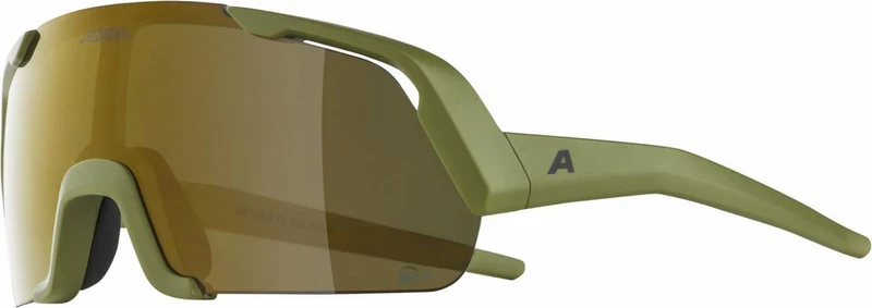 Alpina Rocket Youth Q-Lite Jugendbrille olive matt/mirror bronce