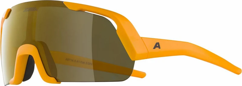 Alpina Rocket Youth Q-Lite Jugendbrille burned-yellow matt/mirror bronce