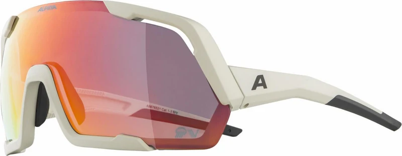 Alpina Rocket QV Sportbrille cool grey matt/mirror rainbow
