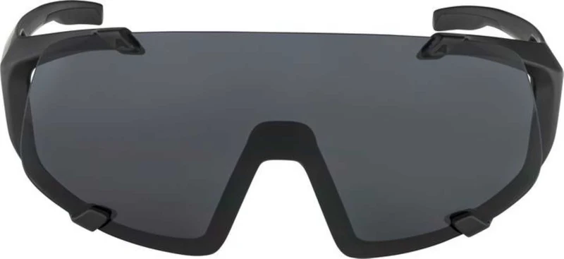 Alpina Hawkeye Q-Lite V Sportbrille black matt/purple