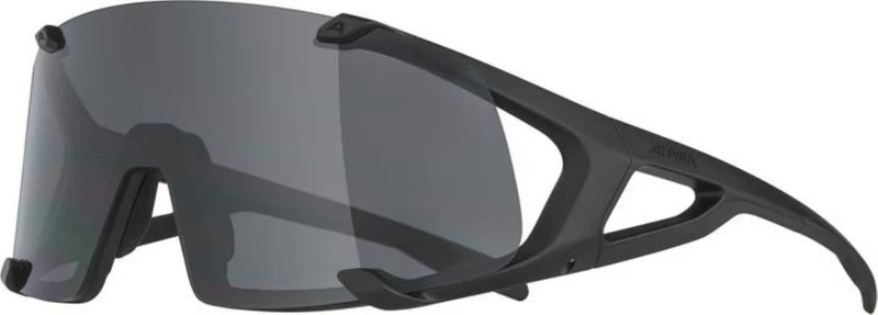 Alpina Hawkeye Q-Lite V Sportbrille black matt/purple