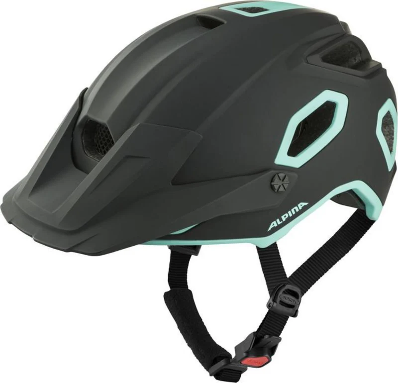 Alpina Croot Mips MTB-Helm black-turquoise matt 52-57 cm