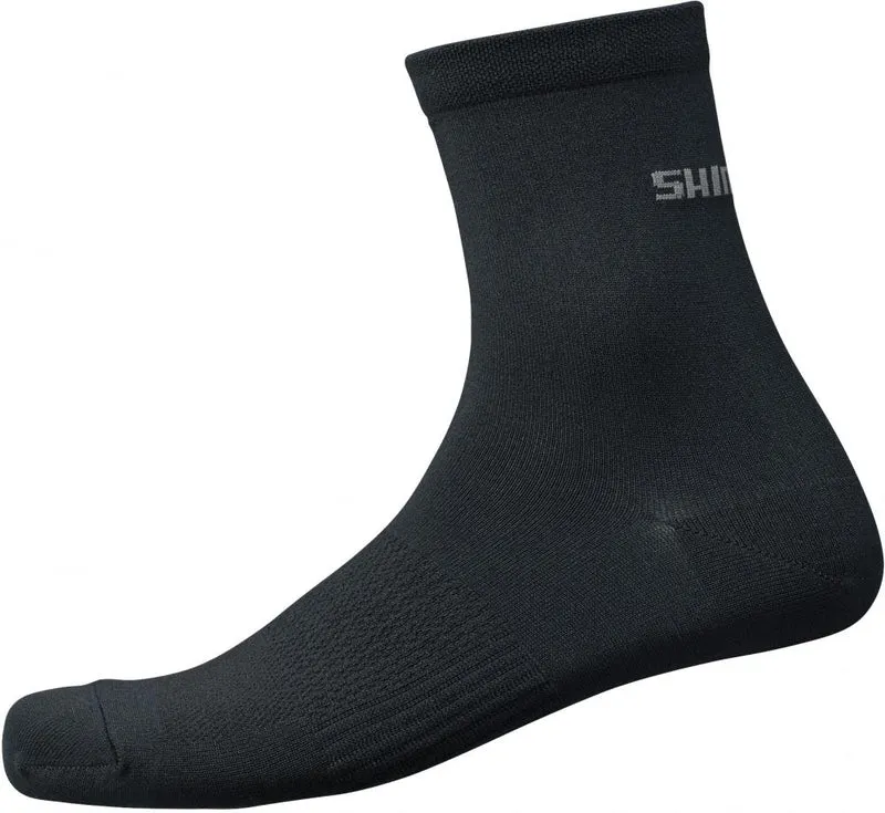SHIMANO PERFORMANCE MID SOCKS BLACK Größe M BLACK - atmungsaktive Radsocken