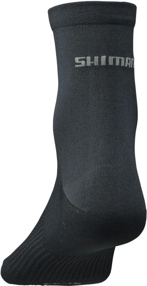 SHIMANO PERFORMANCE MID SOCKS BLACK Größe M BLACK - atmungsaktive Radsocken