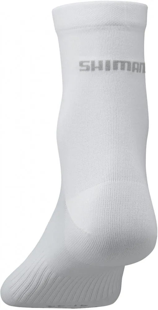 SHIMANO PERFORMANCE MID SOCKS WHITE Gr. S/M WHITE - atmungsaktive Radsocken